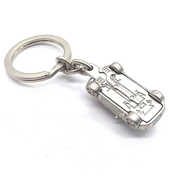 Authentic Mini Cooper Keychain Fob OEM in Nickel-Rare-New without box - Picture 4 of 5